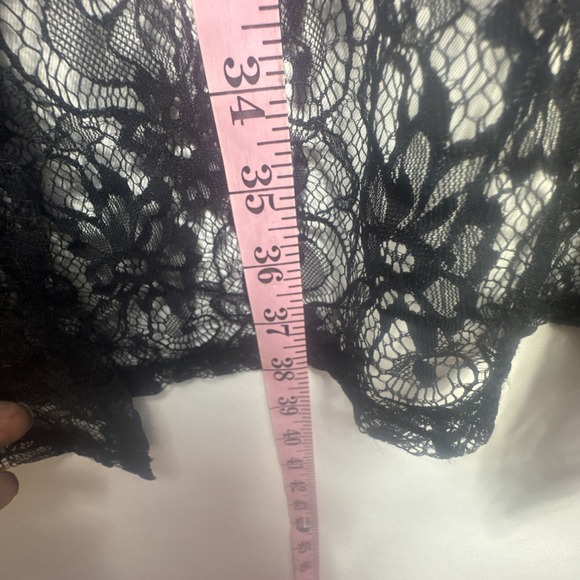 The Line of Style | Lace Cardigan With Rose Stitch Detail - Picture 3 of 12